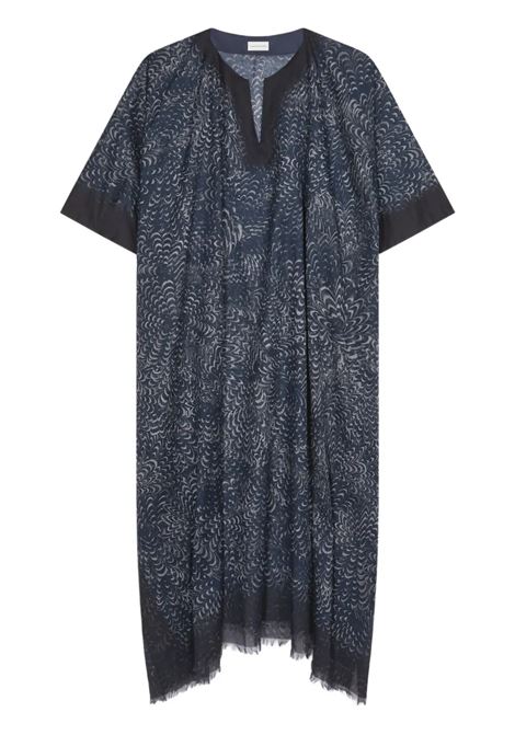printed kaftan man blue DRIES VAN NOTEN | 251-020761-1006976